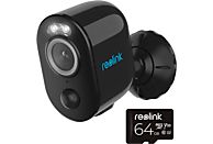 REOLINK Argus 3 Pro - Caméra de surveillance + carte micro SD (DCI 2K, 2560x1440)