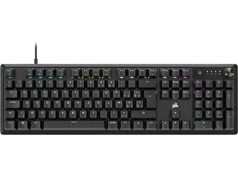 Corsair Gamingtoetsenbord K70 Rgb Led Azerty Zwart (ch-910971e-be)