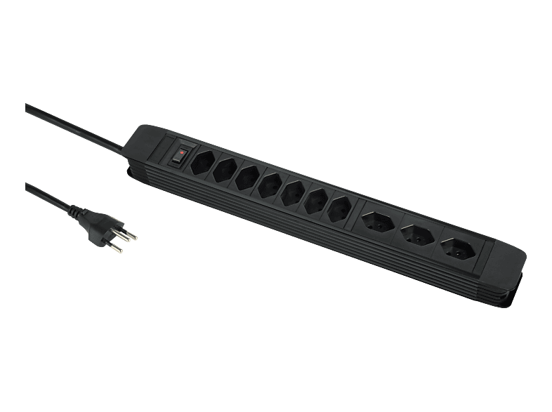 SCHOENENBERGER 810.10.2SZ - Steckdosenleiste (Schwarz)