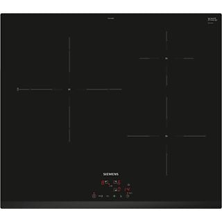 Placa inducción - Siemens EH631BJB6E, 3 Zonas, 28 cm, 59.2 cm, PowerBoost, Negro