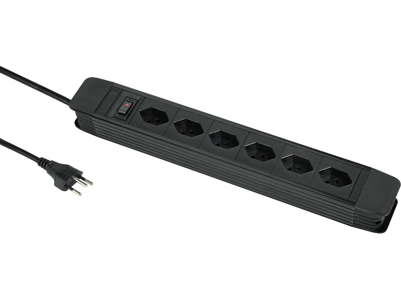 SCHOENENBERGER 805.6.5SZ - Steckdosenleiste (Schwarz)