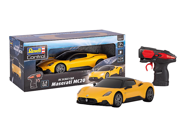 REVELL Scale Car Maserati MC20 RC-Fahrzeug, Gelb