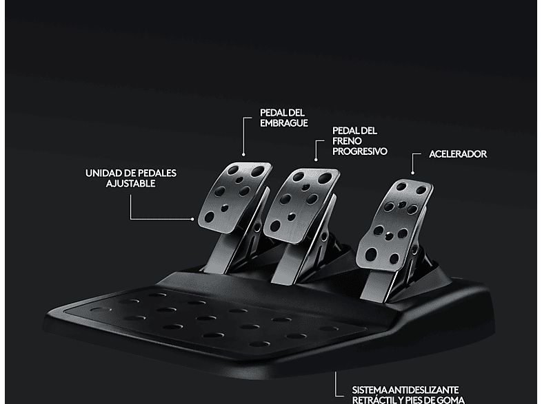 Volante - Combo Logitech G G920 + Auriculares gaming ASTRO A10, Xbox/PC, Force Feedback, Pedales ajustables, Giro 900°, Micrófono volteable, Negro – imagen 2