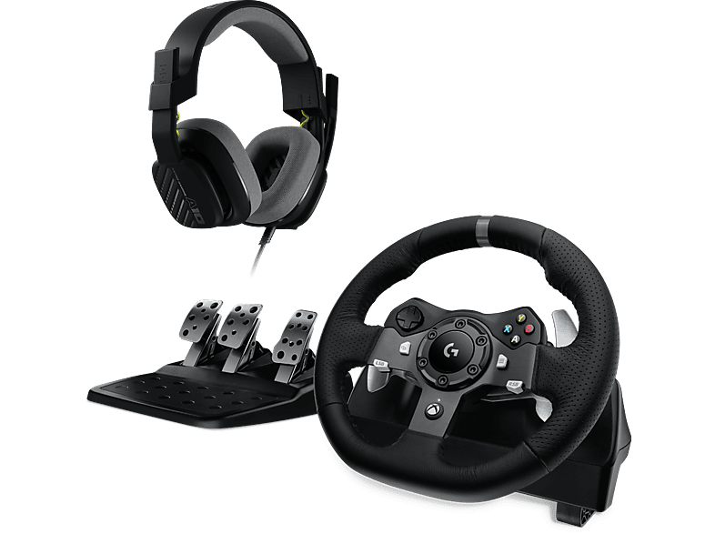 Bundle LOGITECH Volante G29 Driving Force + Headset Astro Gaming A10  (Blanco - Azul)