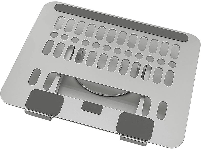 DAYTONA ZR516 Alüminyum Katlanabilir 360 Derece Dönen Laptop Macbook Standı Gümüş_1