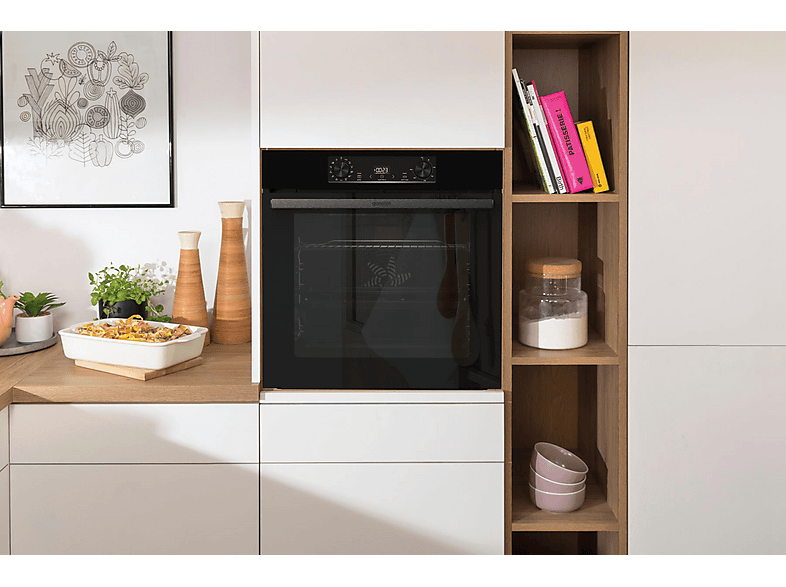 Gorenje black induction Set 2, Backofen mit Kochfeld (Induktionskochfeld, A, 77 l) — Foto 2 von 5