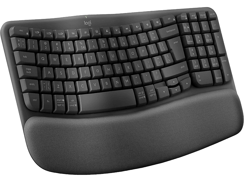 Logitech Toetsenbord Wave Keys Ergonomic Qwerty Zwart (920-012304)