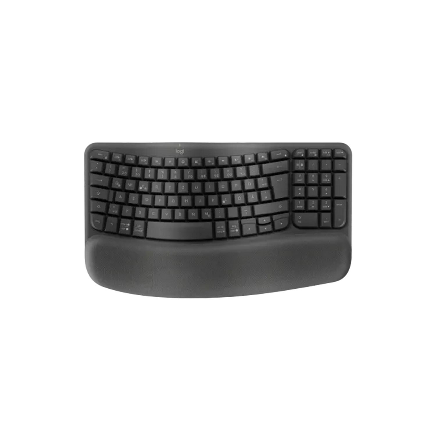 LOGITECH Toetsenbord Wave Keys Ergonomic QWERTY Zwart (920-012304)