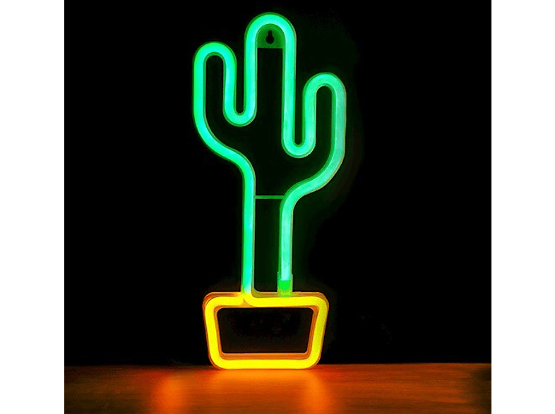 Neon FOREVER TF1 Kaktus Pomarańczowy-Zielony Bat + USB FLNE02 – zdjęcie 3