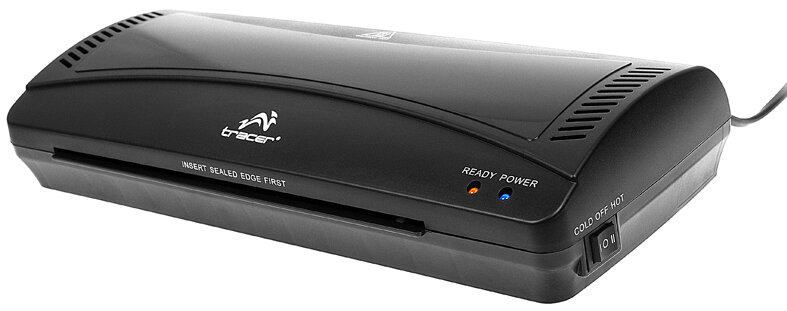 Czarna laminarka ze wskaźnikami na białym tle.