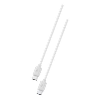 PLOOS PLCABC2C1MW - Câble USB-C vers USB-C (Blanc)