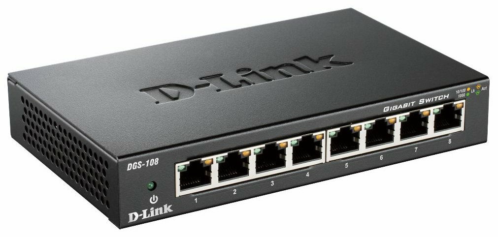 Przełącznik sieciowy D-LINK DGS-108