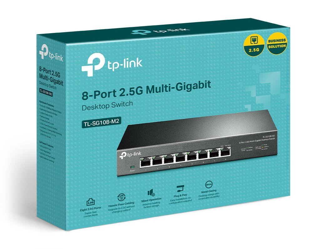 Przełącznik sieciowy TP-LINK TL-SG108-M2