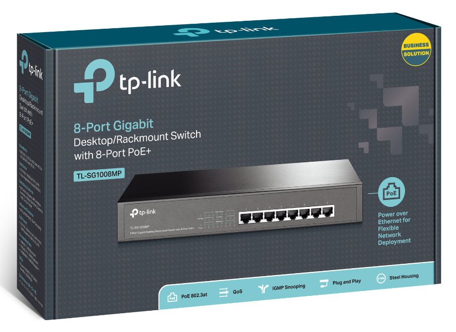 Przełącznik sieciowy TP-LINK TL-SG1008MP