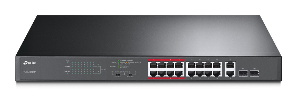 Przełącznik sieciowy TP-LINK TL-SL1218MP
