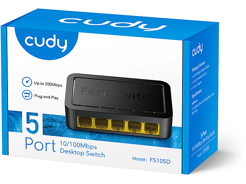 Przełącznik CUDY FS105D – zdjęcie 3
