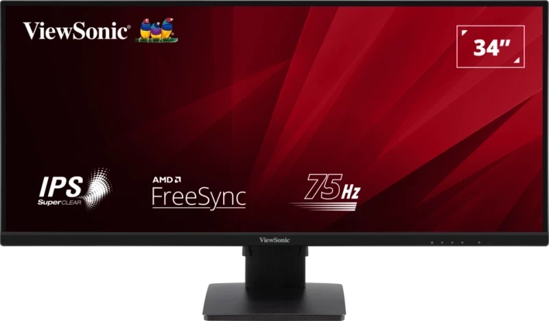VIEWSONIC VA3456-MHDJ 34'' Sík WQHD 75 Hz 21:9 FreeSync IPS LED Monitor