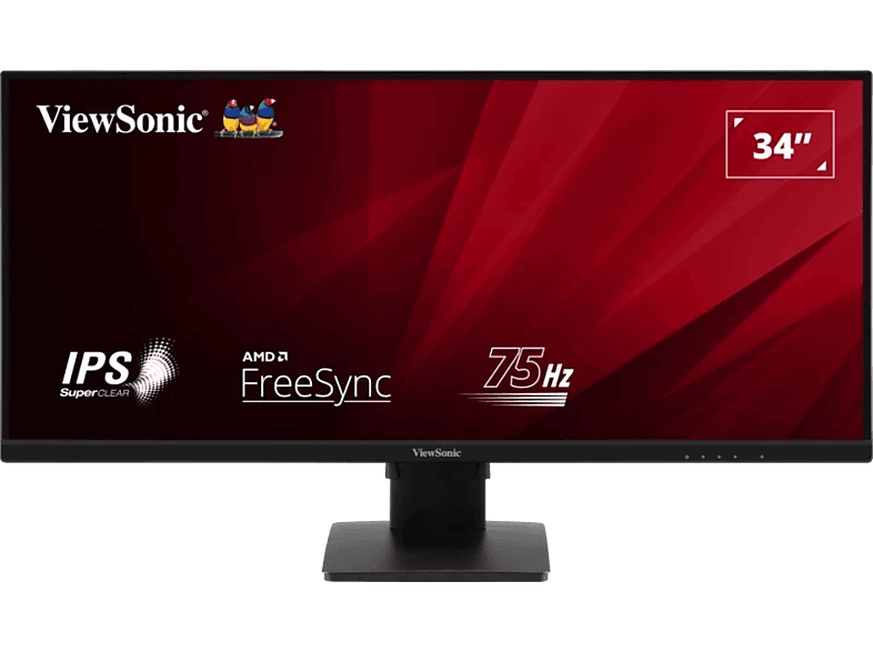 VIEWSONIC VA3456-MHDJ 34'' Sík WQHD 75 Hz 21:9 FreeSync IPS LED Monitor