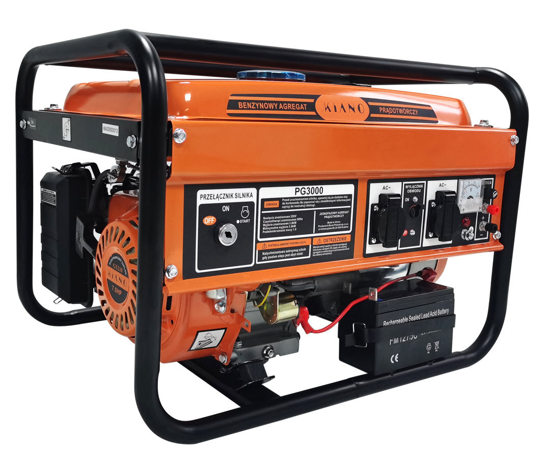 Benzynowy agregat prądotwórczy KIANO PG 3000