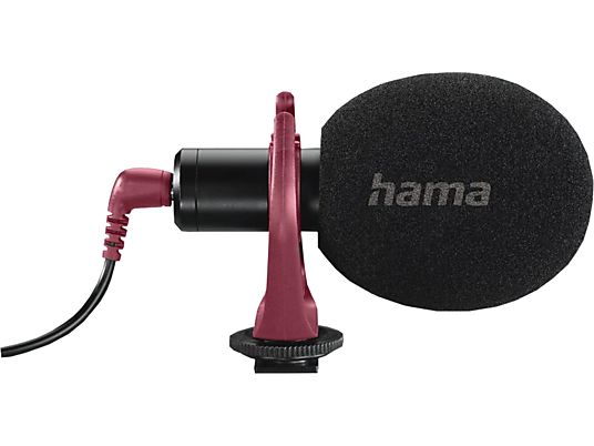 HAMA RMN Uni - Microphone directionnel (Noir/rouge)