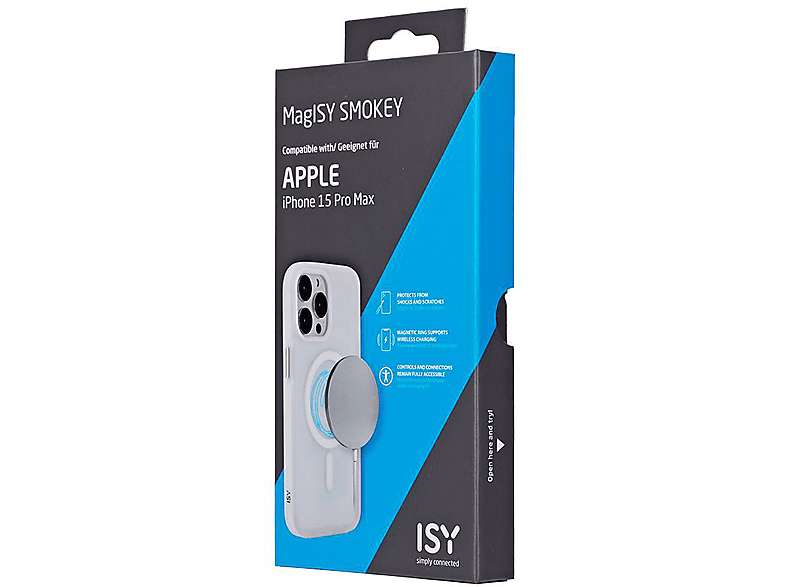 Thumbnail - ISY ISC-2445 MagISY, Backcover, Apple, iPhone 15 Pro Max, Smokey White