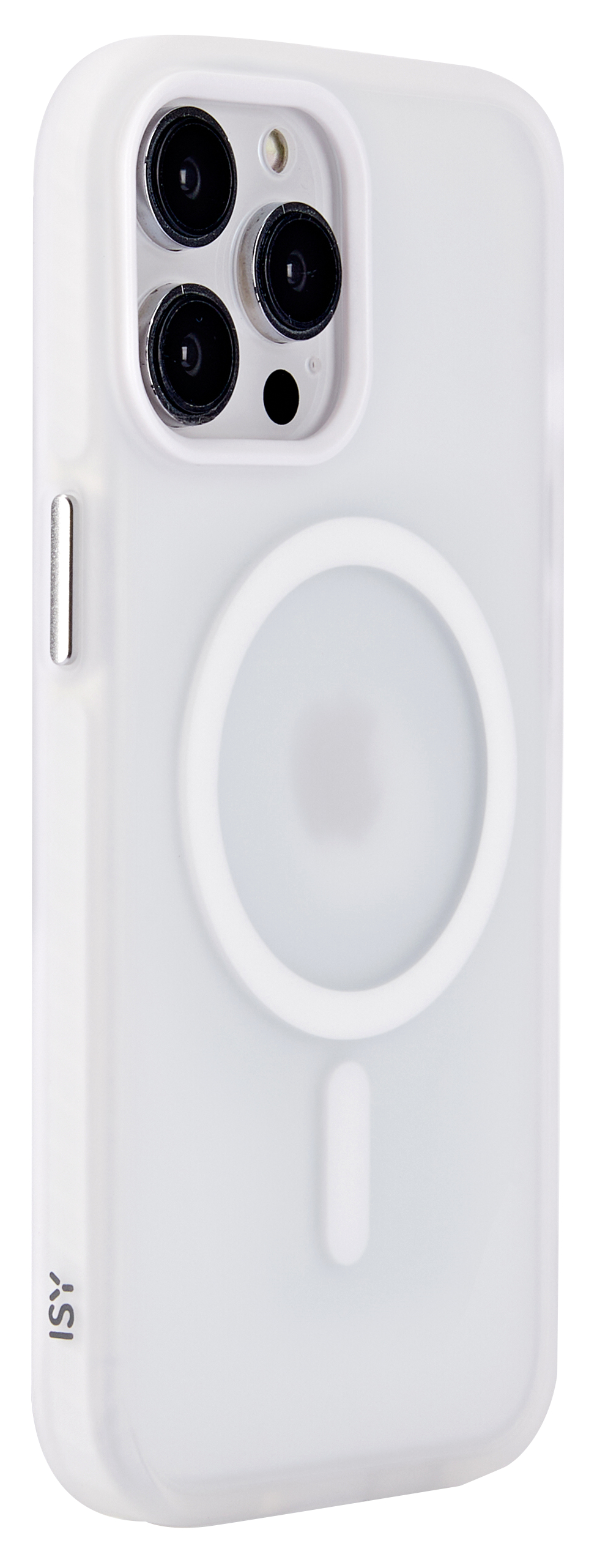 ISY ISC 2445, White 15 iPhone Smokey Backcover, Max, Pro Apple