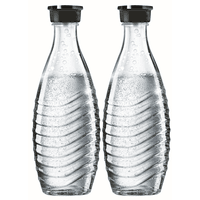 SODASTREAM SODASTREAM Glaskaraffe 0,7L, 2er-Pack Wasserflasche