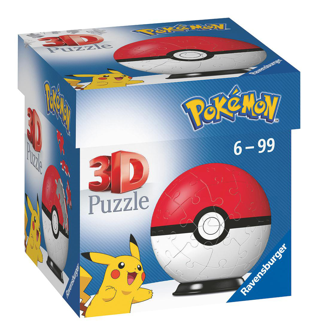 RAVENSBURGER Puzzle-Ball Pokémon 3D Pokéball Puzzle
