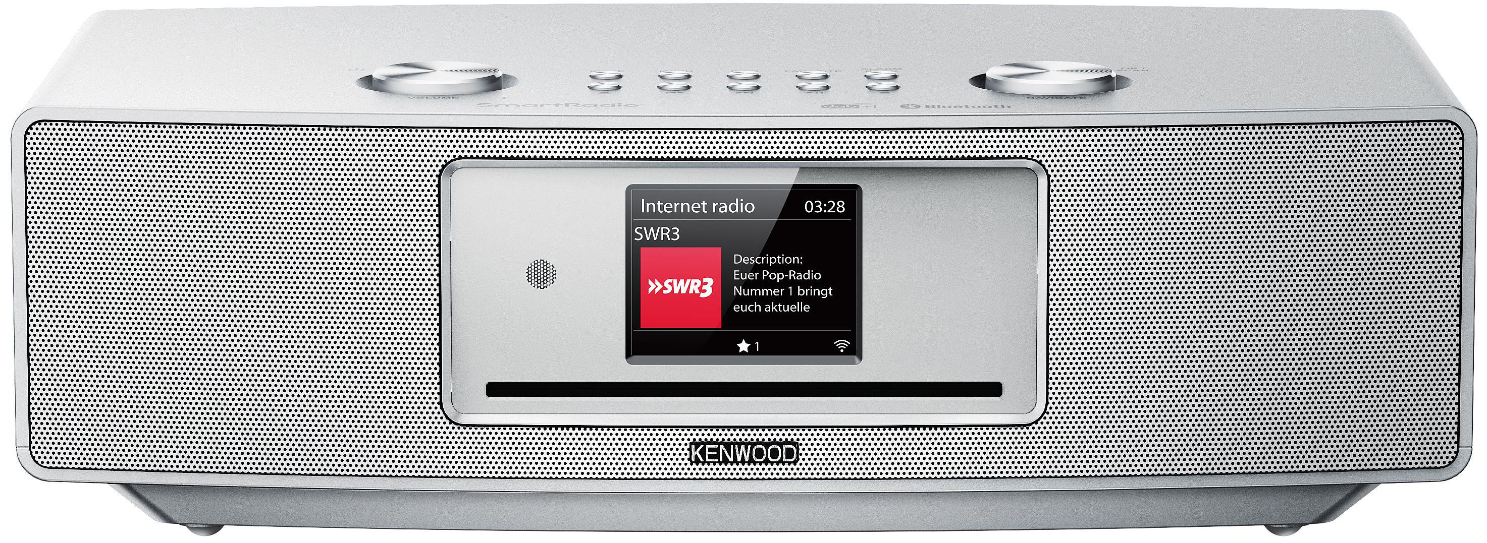 KENWOOD CR-ST700SCD-S Smartradio (Silber)