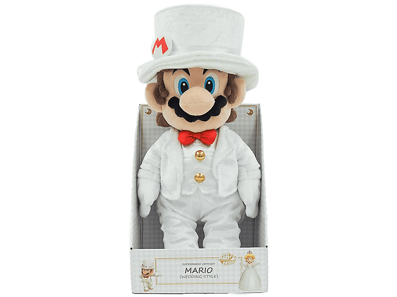 SAN-EI Nintendo Super Mario Plüsch Peach Bräutigam, 40 cm Plüschfigur