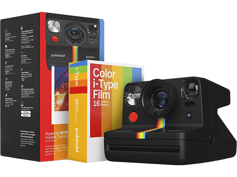 Polaroid Instant Camera Now + Gen 2 Everything Box Zwart