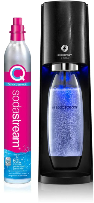 SODA STREAM 42005029 SM E-TERRA CQC szódagép, fekete