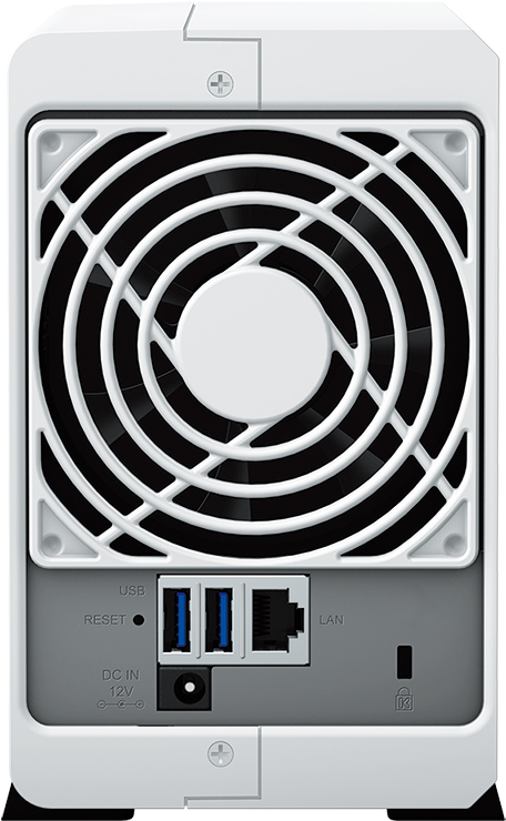 SYNOLOGY DiskStation DS223j avec 2 disques durs Seagate IronWolf de 4 To - NAS (HDD, SSD, 8 TB, Blanc)