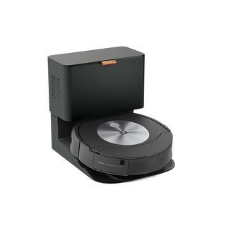 IROBOT Roomba Combo j7+ Saug- und Wischroboter inkl. Clean Base® Station (Silber/Schwarz, Laufzeit: 75 min, 68 dB(A))