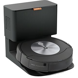 IROBOT Roomba Combo j7+ Saug- und Wischroboter inkl. Clean Base® Station (Silber/Schwarz, Laufzeit: 75 min, 68 dB(A))