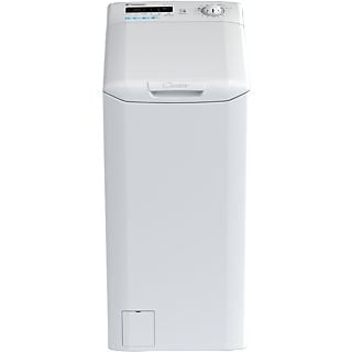 Lavadora carga superior - Candy Smart CSTG282D2/1-S, 8 kg, 1200 rpm, 16 programas, Smart Touch, Mix Power System+, Blanco