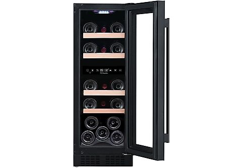 Vinoteca - La Sommelière LSBU18DZ, Compresor, 18 botellas, Multizona, 4 bandejas, Negro