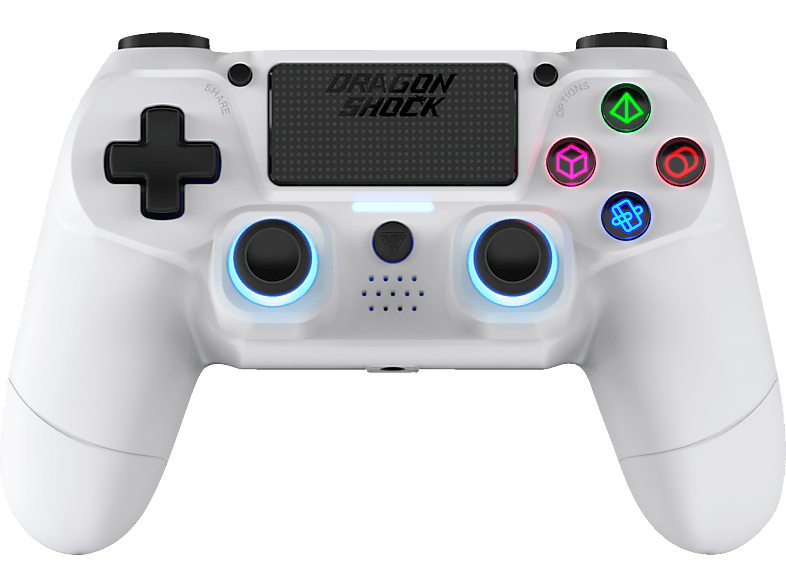 Dragon War Draadloze Controller Dragonshock Mizar Wit Controller Playstation 4