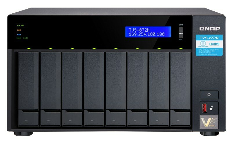 Serwer NAS QNAP TVS-872N-i3-8G