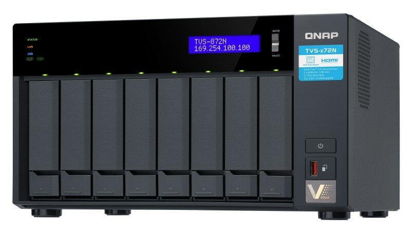 Serwer NAS QNAP TVS-872N-i3-8G