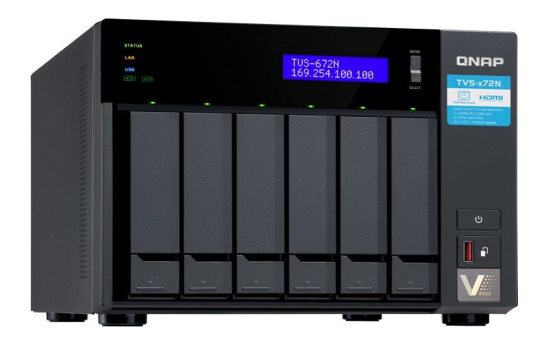 Serwer NAS QNAP TVS-672N-i3-4G
