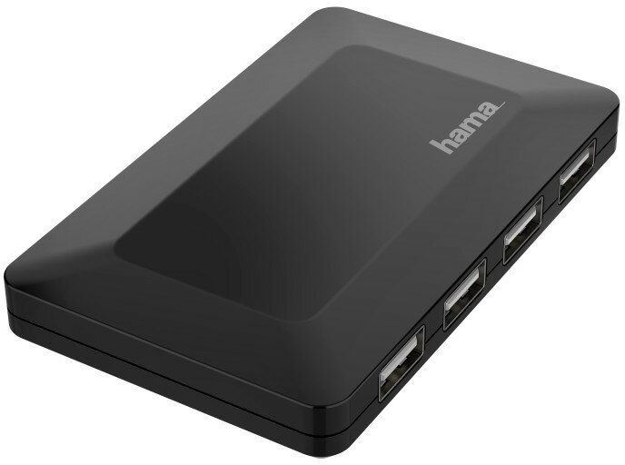 Hub HAMA USB 2.0 4xUSB-A z zasilaniem