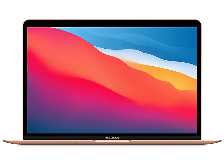 Laptop APPLE MacBook Air 13 M1/8GB/256GB SSD/INT/macOS Złoty MGND3ZE/A z 36 miesięczną gwarancją (realizowane Bonem Nauczyciela)