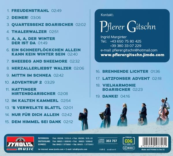 Mit Canins - Musikalische Schneeflocken - Gitschn (CD) Pflerer Viktor
