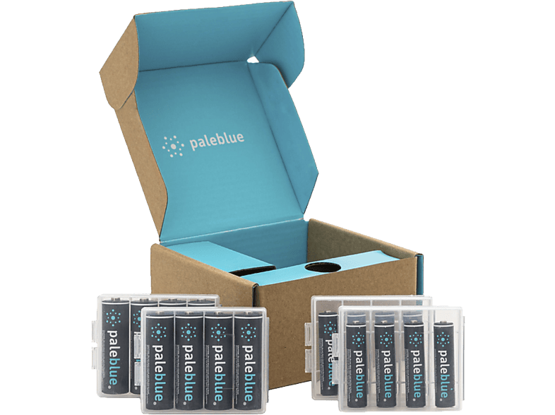 PALE BLUE Sustainability Kit USB-C, AA & AAA - Akku Set (Mehrfarbig)