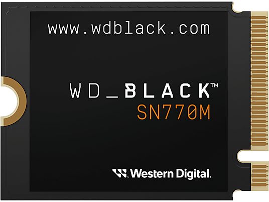 WESTERN DIGITAL WD_BLACK SN770M NVMe SSD - Festplatte (SSD, 1 TB, Schwarz)