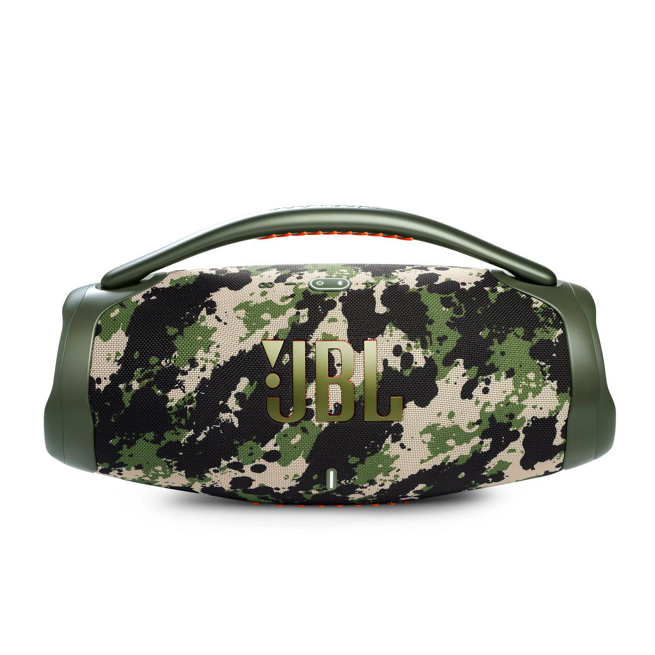 JBL Boombox 3 Bluetooth Lautsprecher, Camouflage, Wasserfest