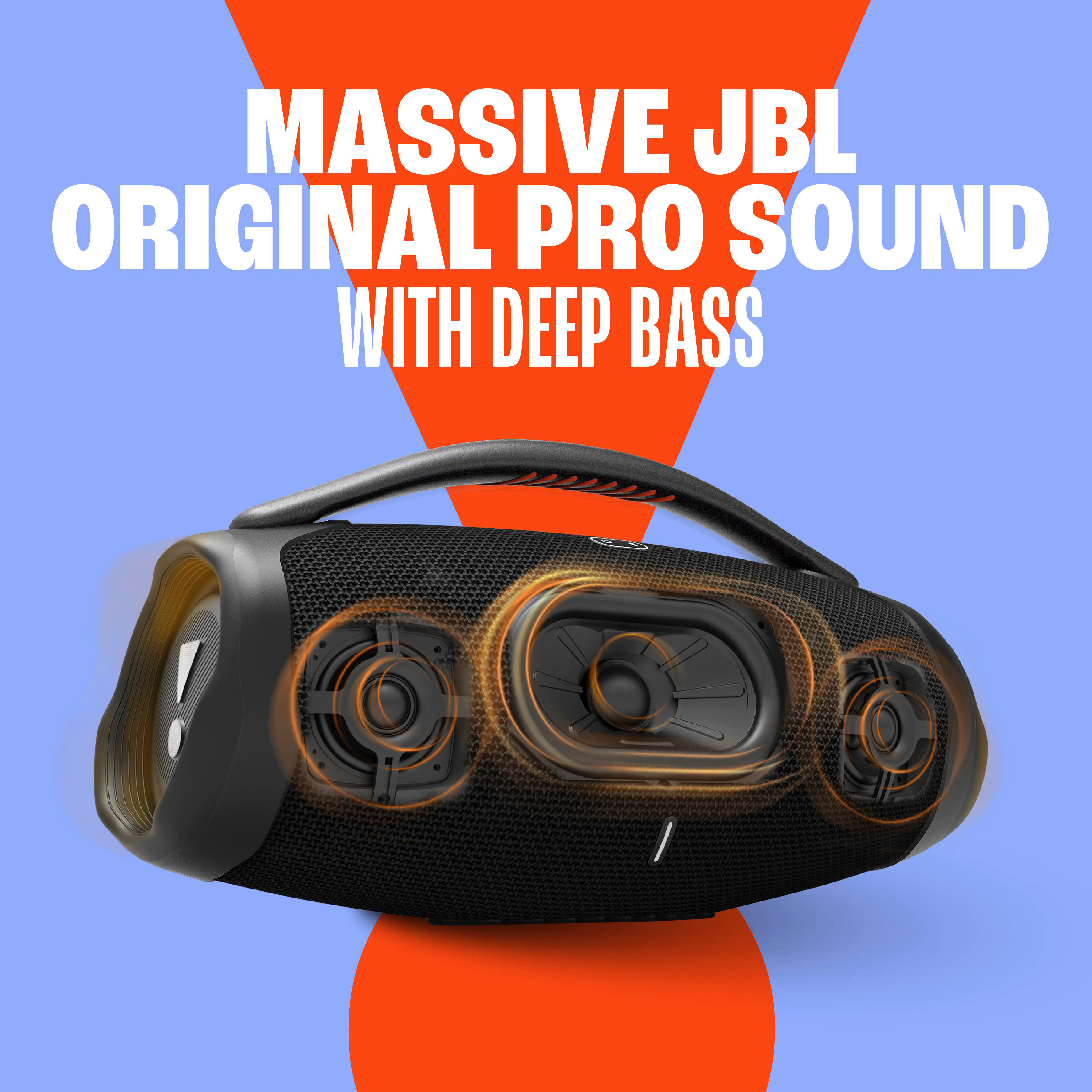 JBL Boombox 3 Bluetooth Lautsprecher, Camouflage, Wasserfest