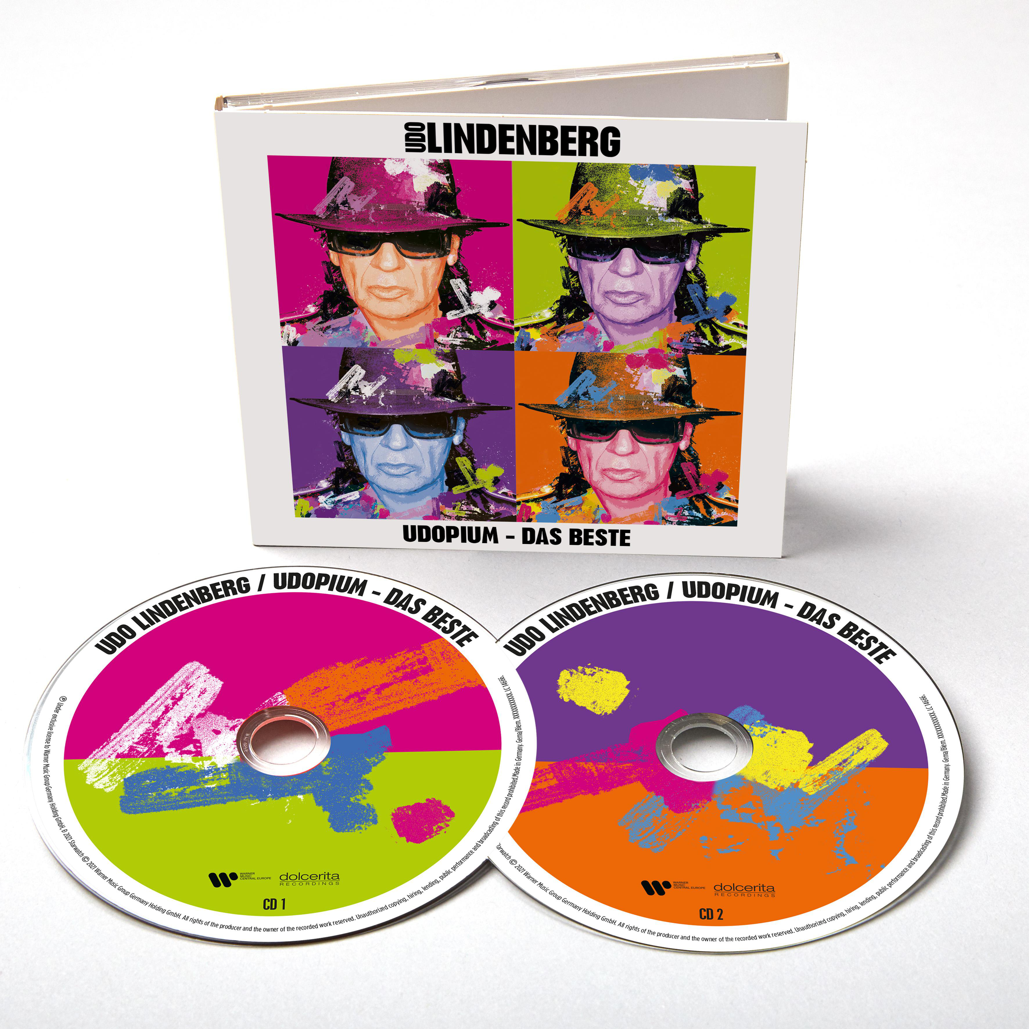 CD-Cover mit Udo Lindenberg. Im Case sind zwei CDs.