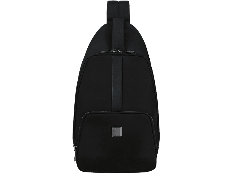 SAMSONITE Sacksquare Sling Bag, 4.5 Liter, Größe M, Recyceltes Polyesther, Schwarz